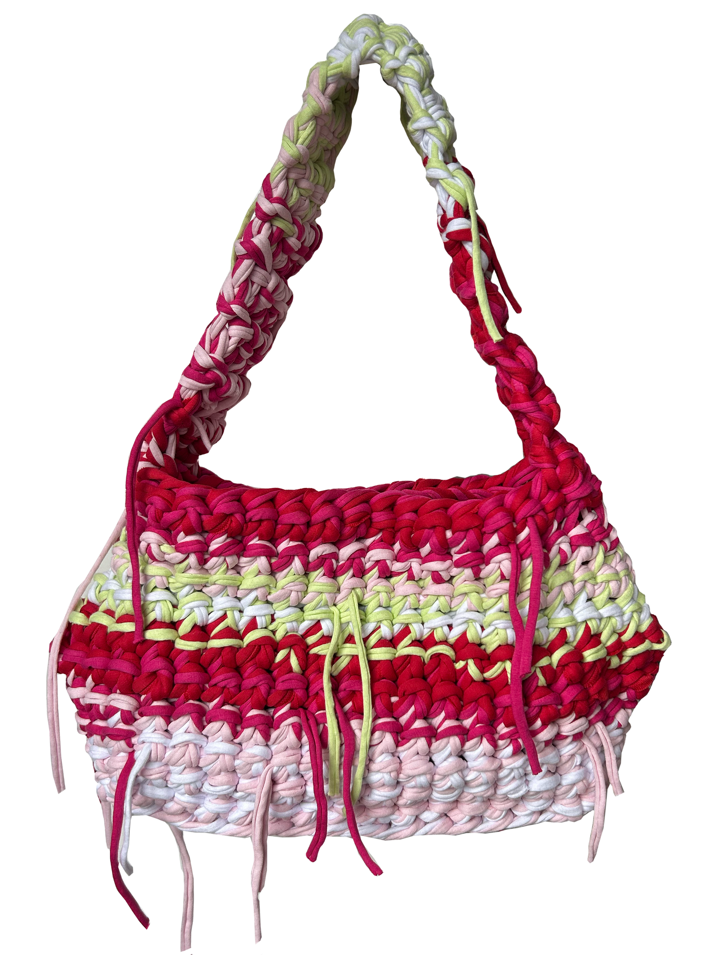 SHOULDER BAG - CHERRY & LIME
