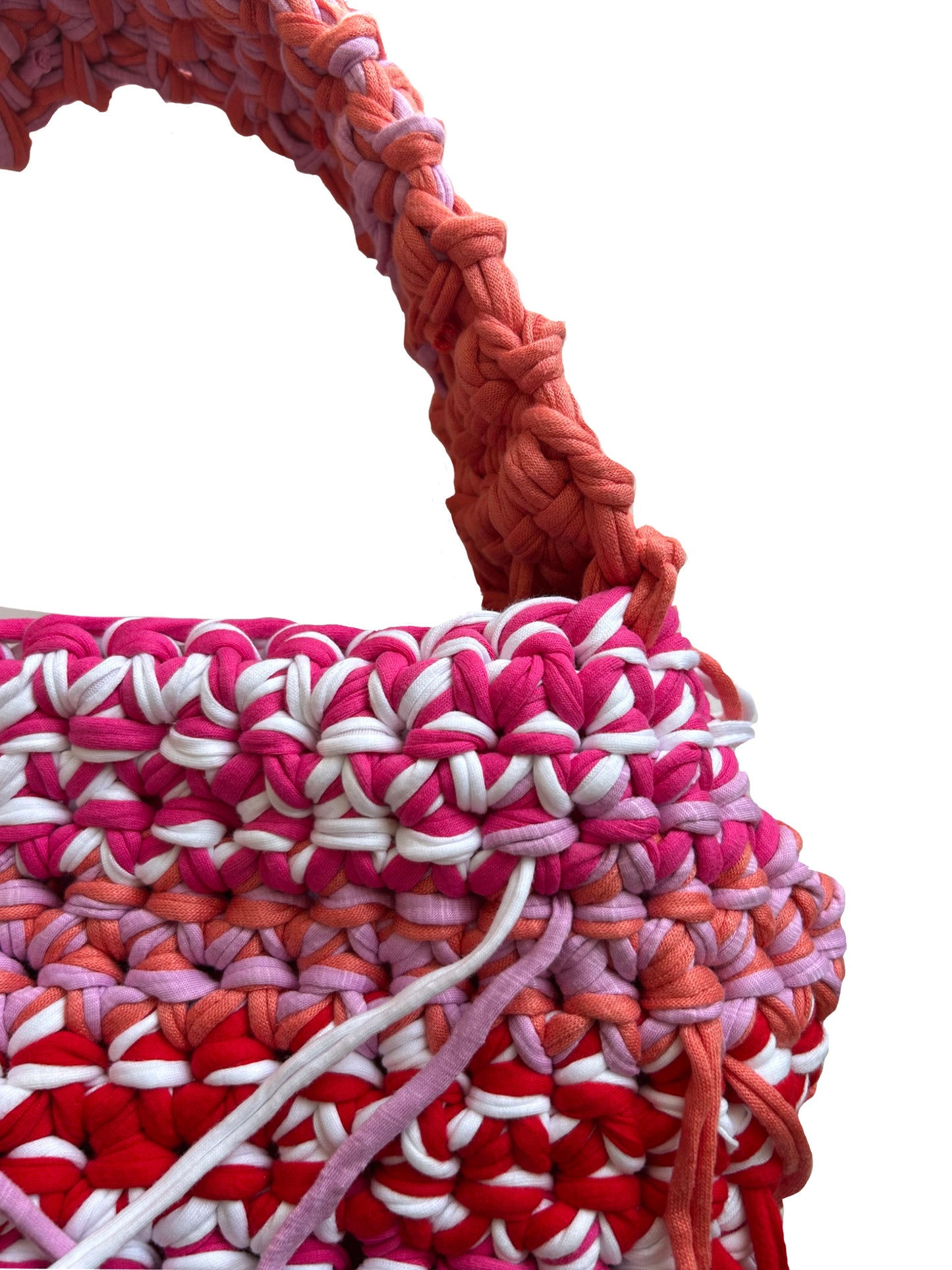 SHOULDER BAG - FUCHSIA & LILAC