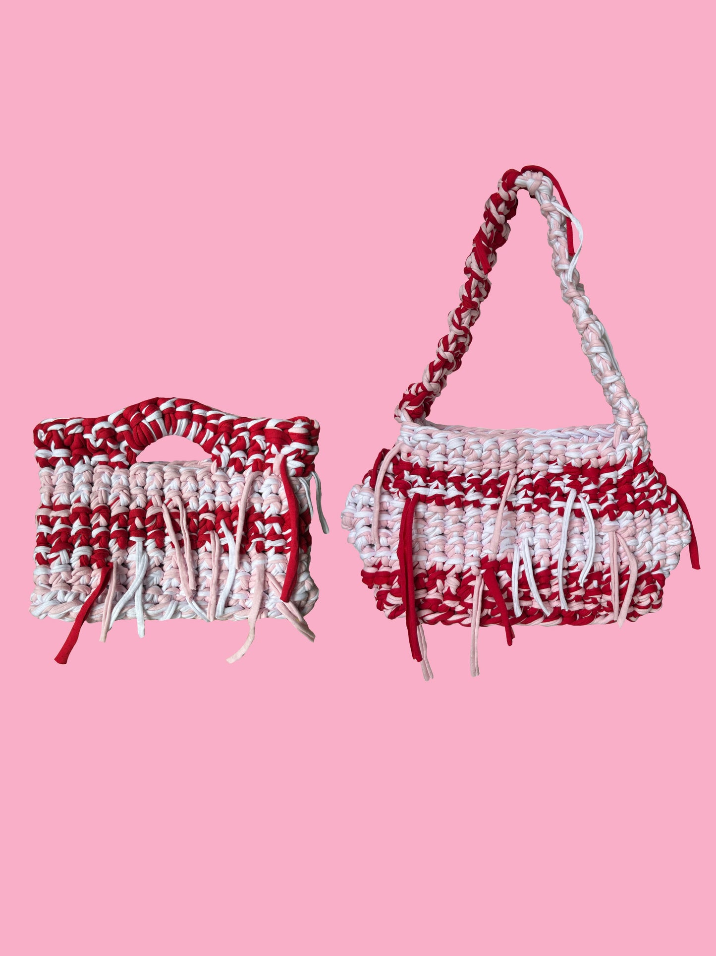 SHOULDER BAG - PEONY & CHERRY