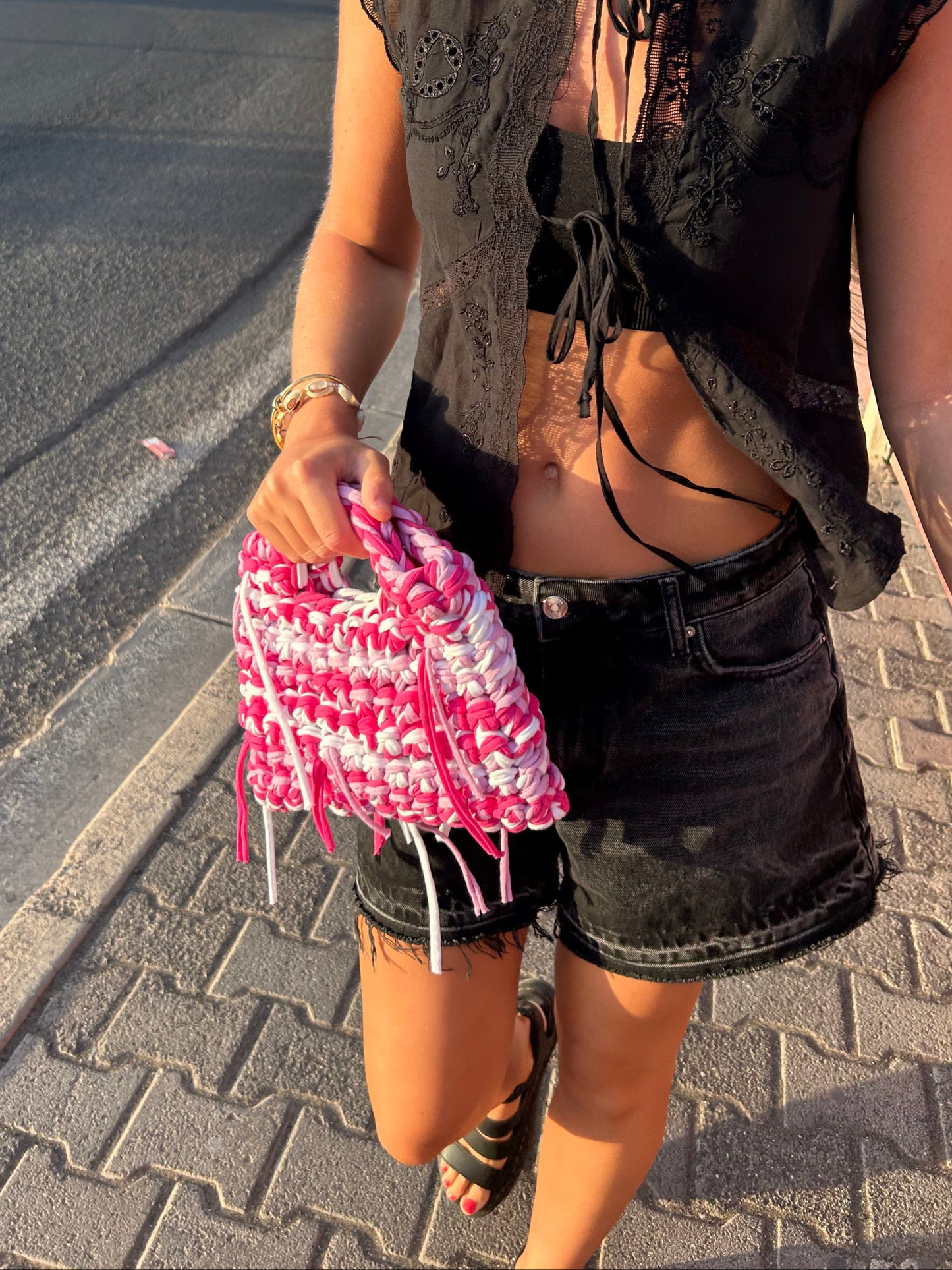 MINI BAG - FUCHSIA & LILAC