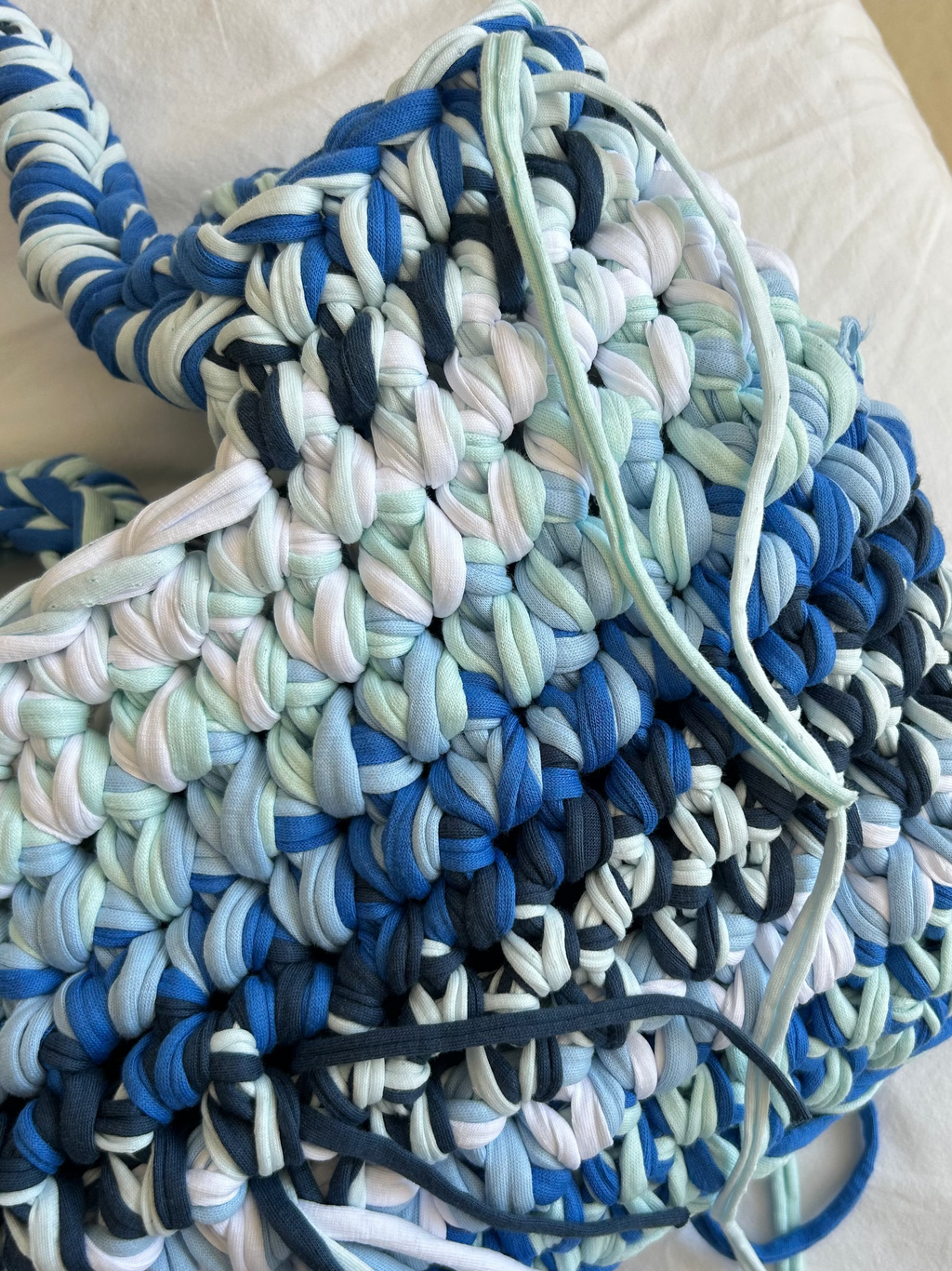 BEACH BAG - MYKONOS BLUE