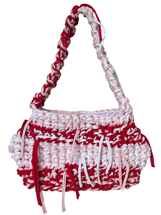 SHOULDER BAG - PEONY & CHERRY
