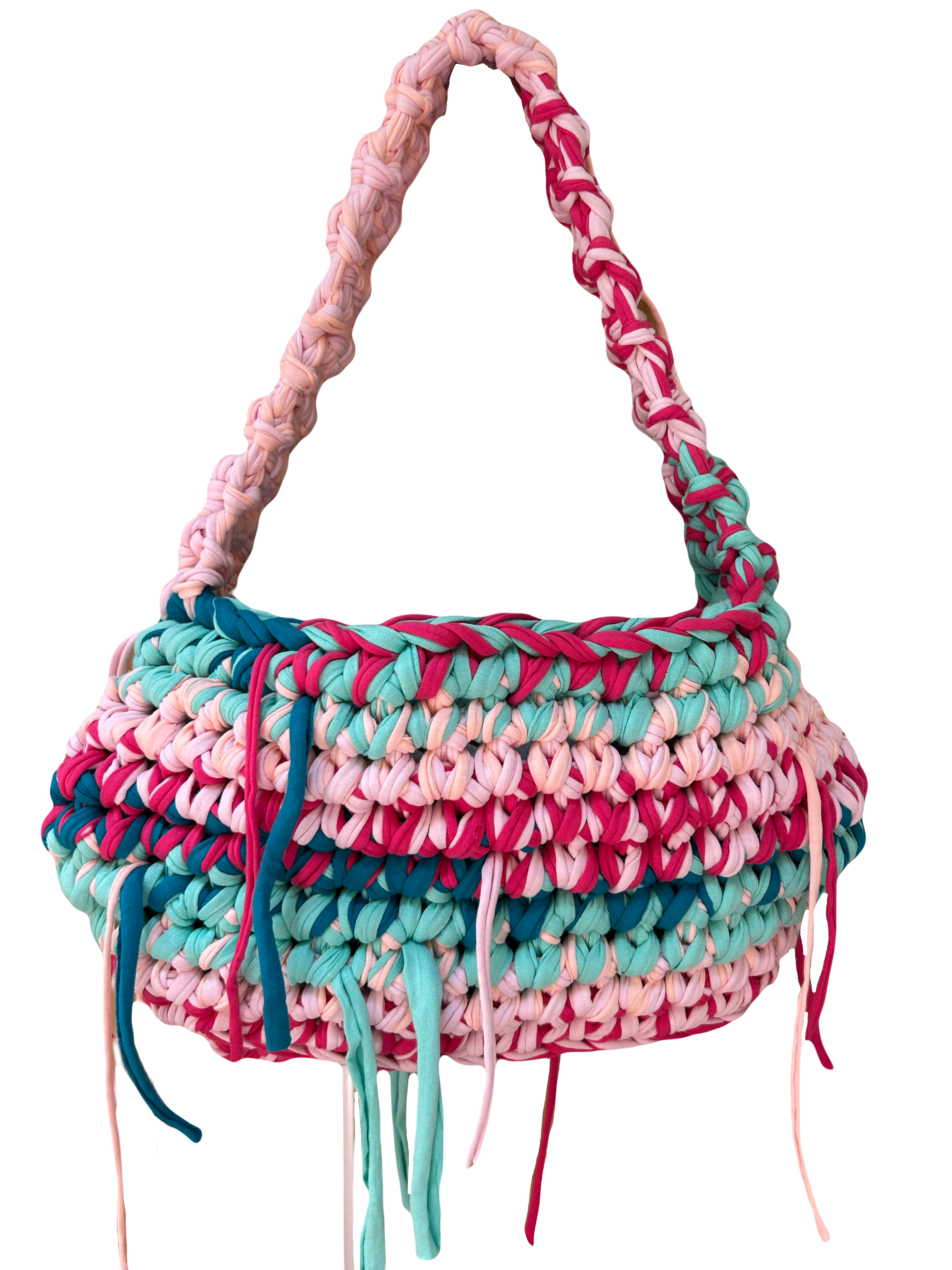 SHOULDER BAG - AQUA PALMA