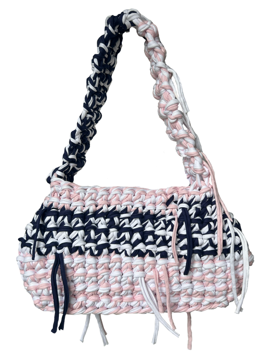 SHOULDER BAG - MIDNIGHT & PEONY