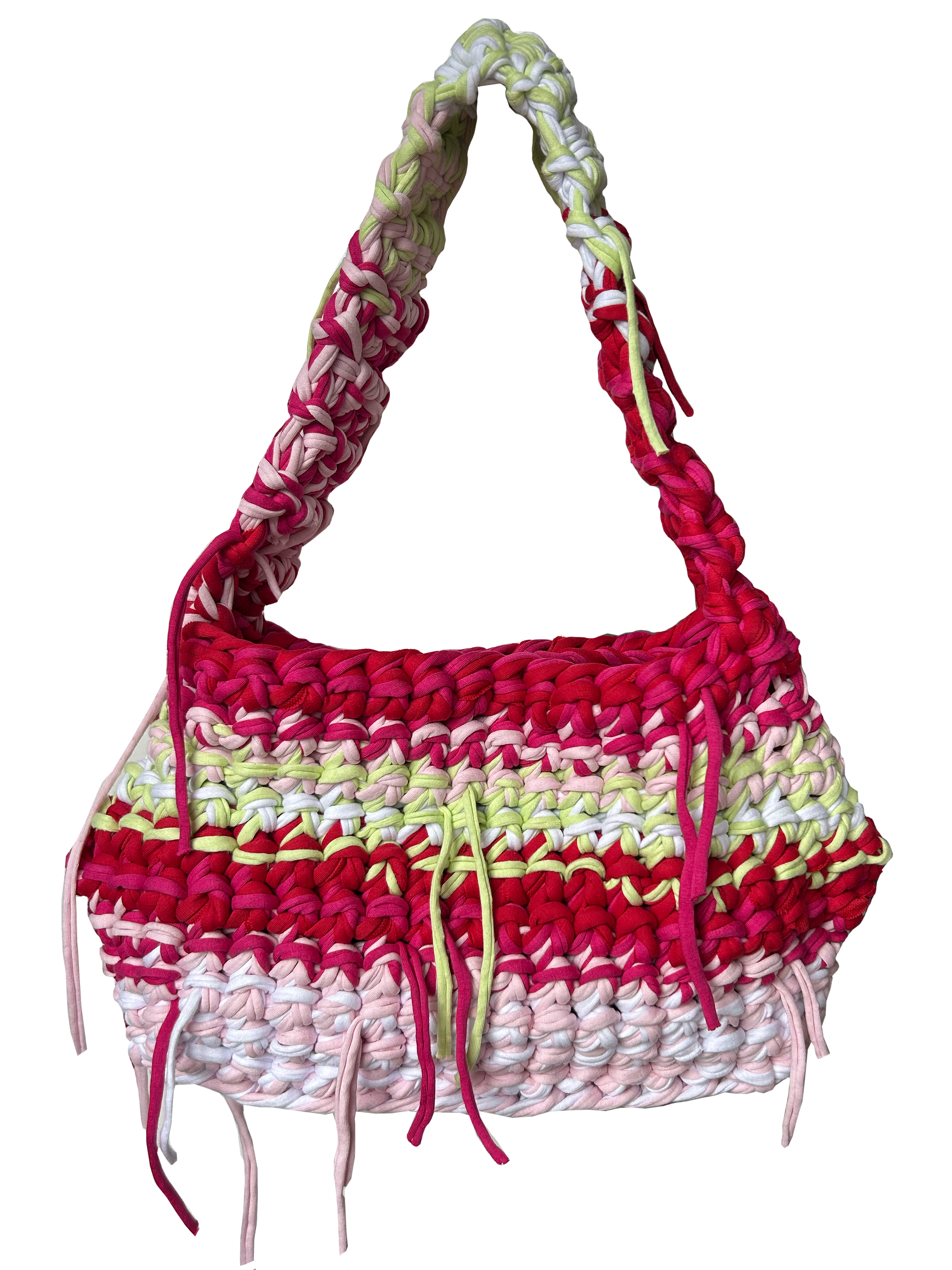 SHOULDER BAG - CHERRY & LIME