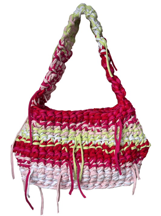 SHOULDER BAG - CHERRY & LIME