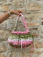 BUBBLE BAG - OLIVE & PEONY