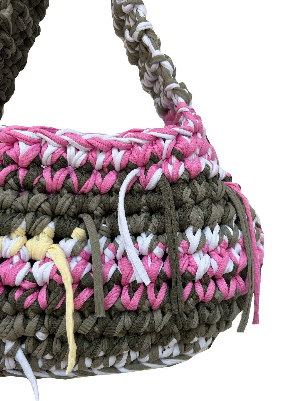 SHOULDER BAG - OLIVE, PEONY & BUTTER