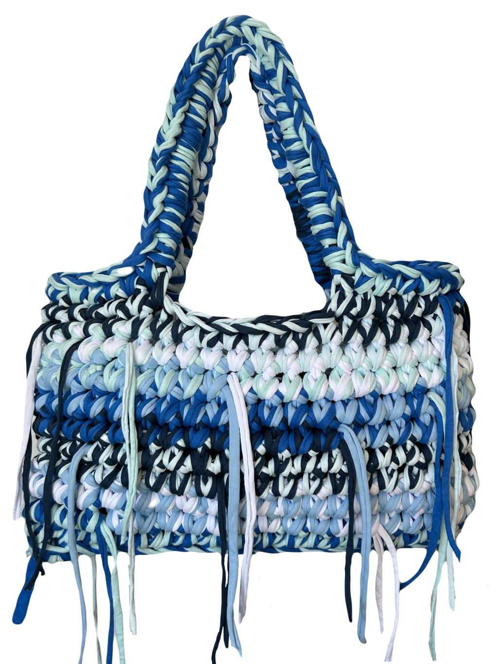 BEACH BAG - MYKONOS BLUE