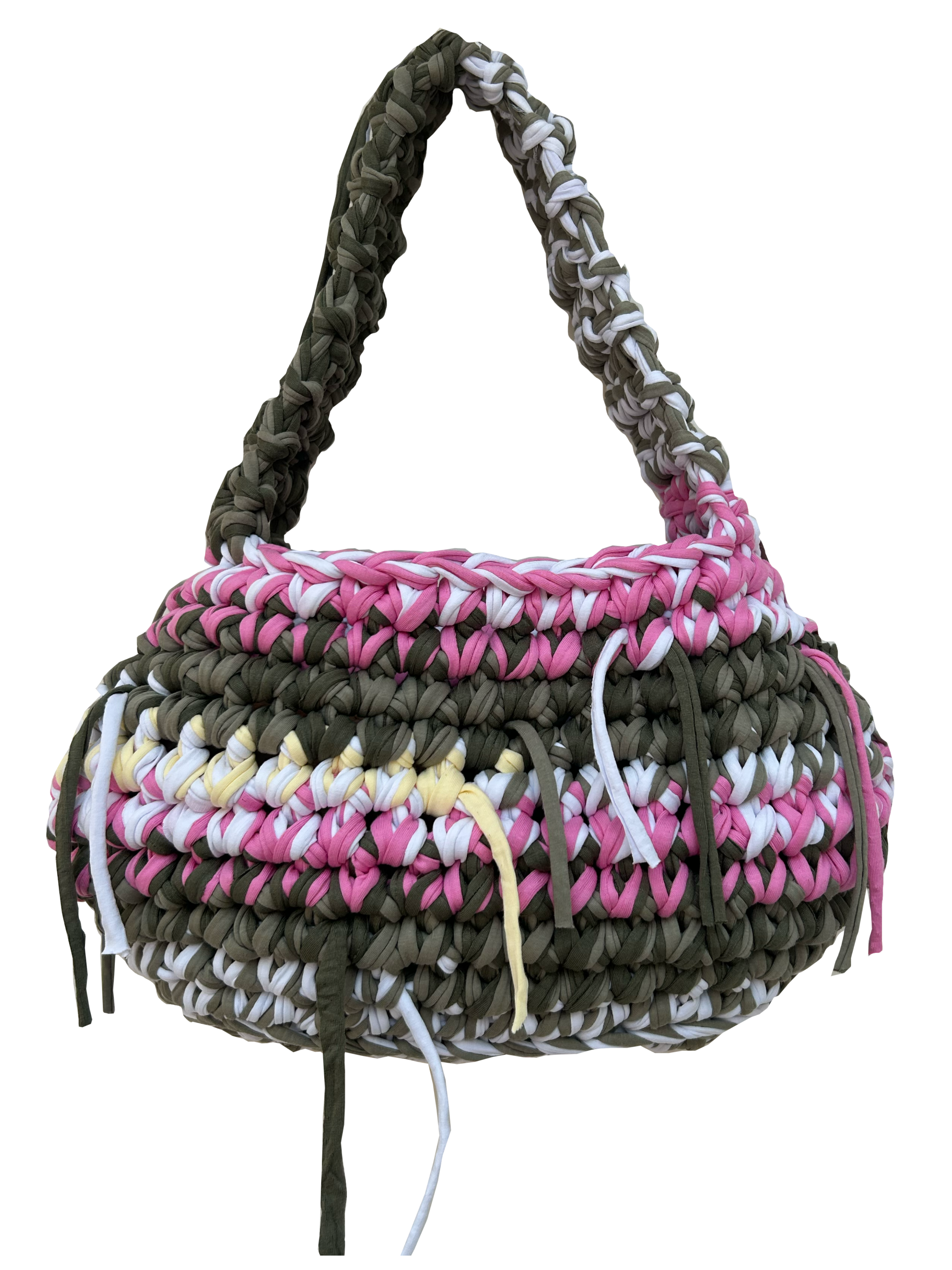 SHOULDER BAG - OLIVE, PEONY & BUTTER