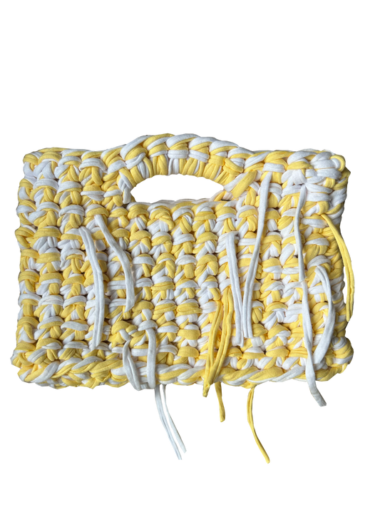 MINI BAG - LEMON & WHITE
