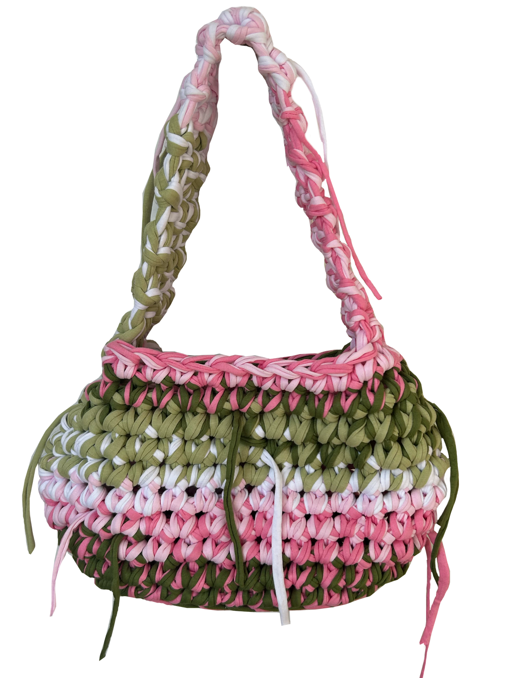 BUBBLE BAG - OLIVE & PEONY