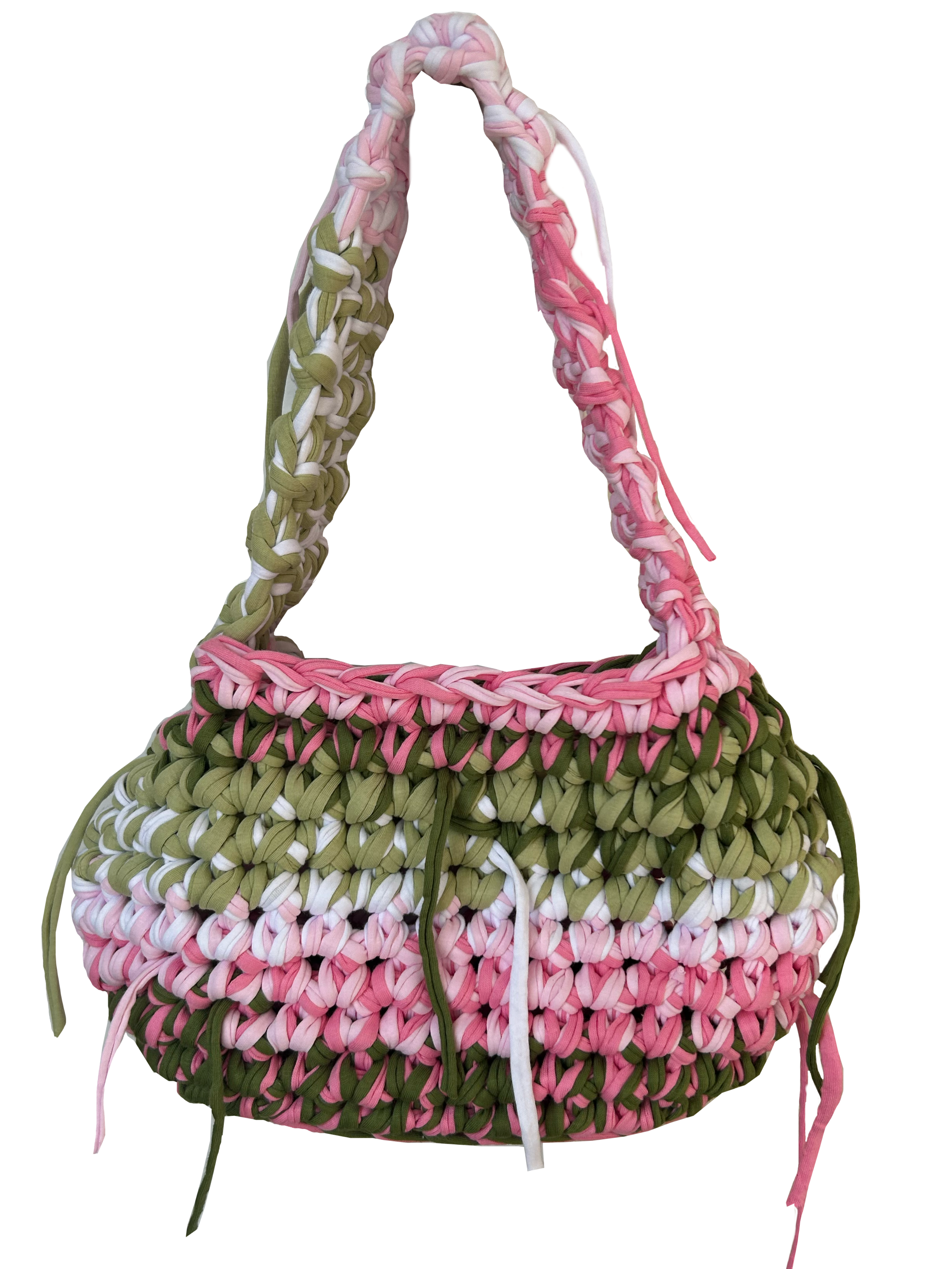 BUBBLE BAG - OLIVE & PEONY