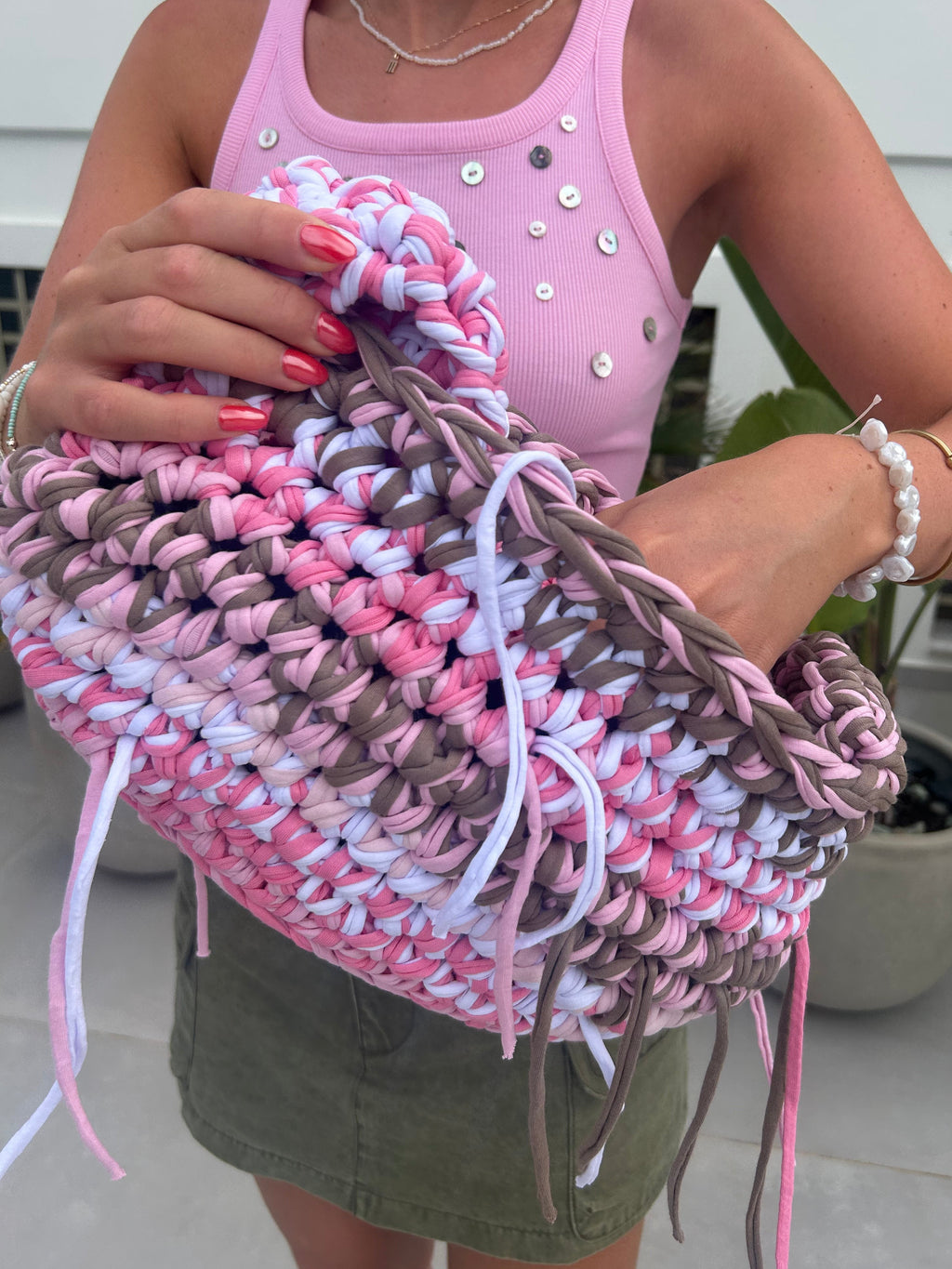 SHOULDER BAG - COCONUT BLUSH