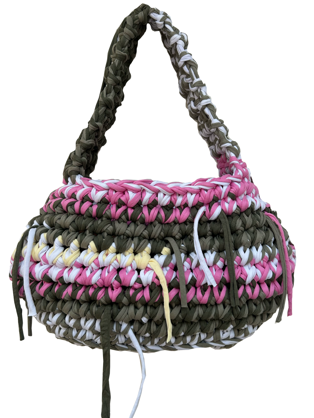 SHOULDER BAG - OLIVE, PEONY & BUTTER