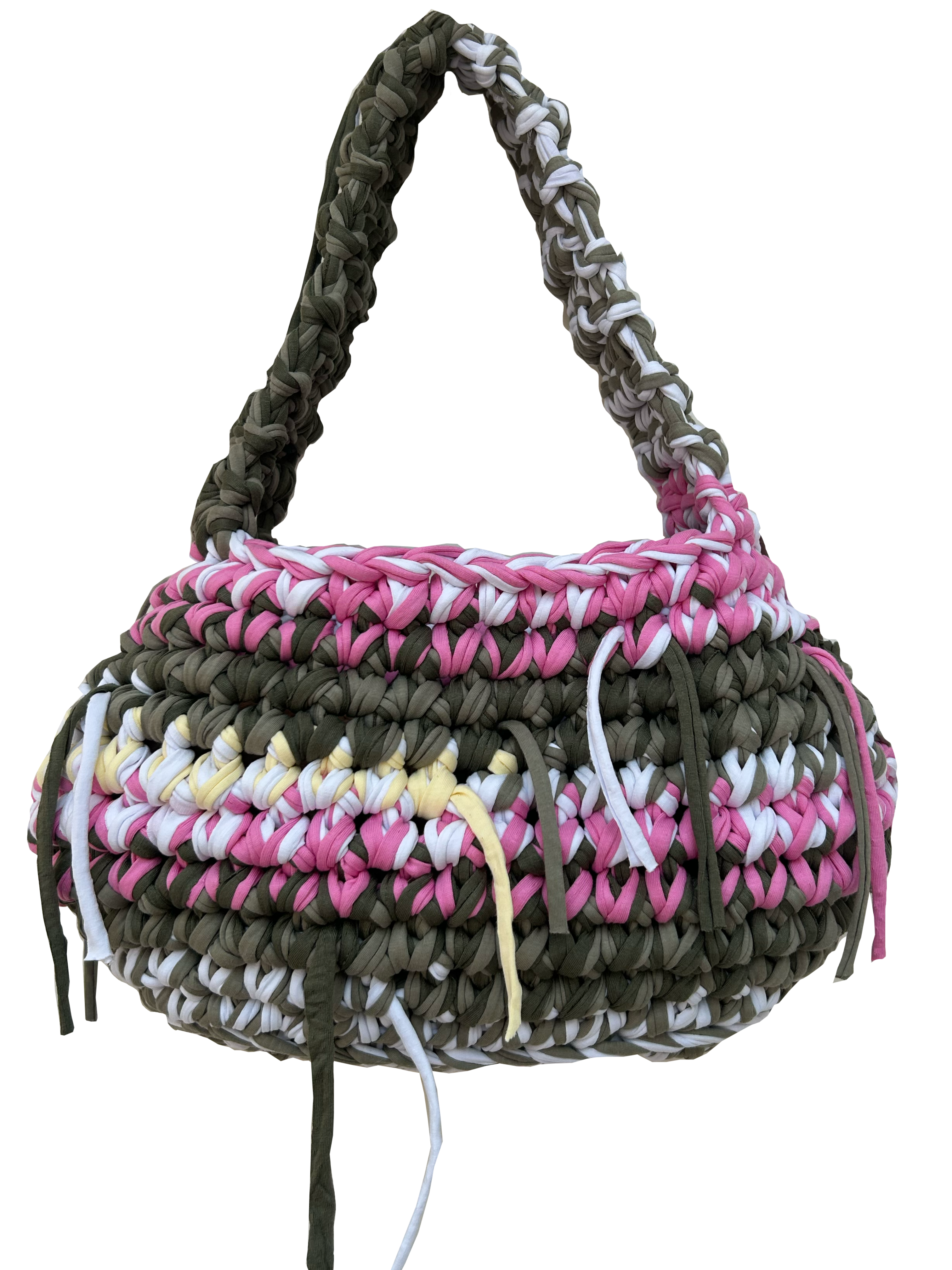 SHOULDER BAG - OLIVE, PEONY & BUTTER