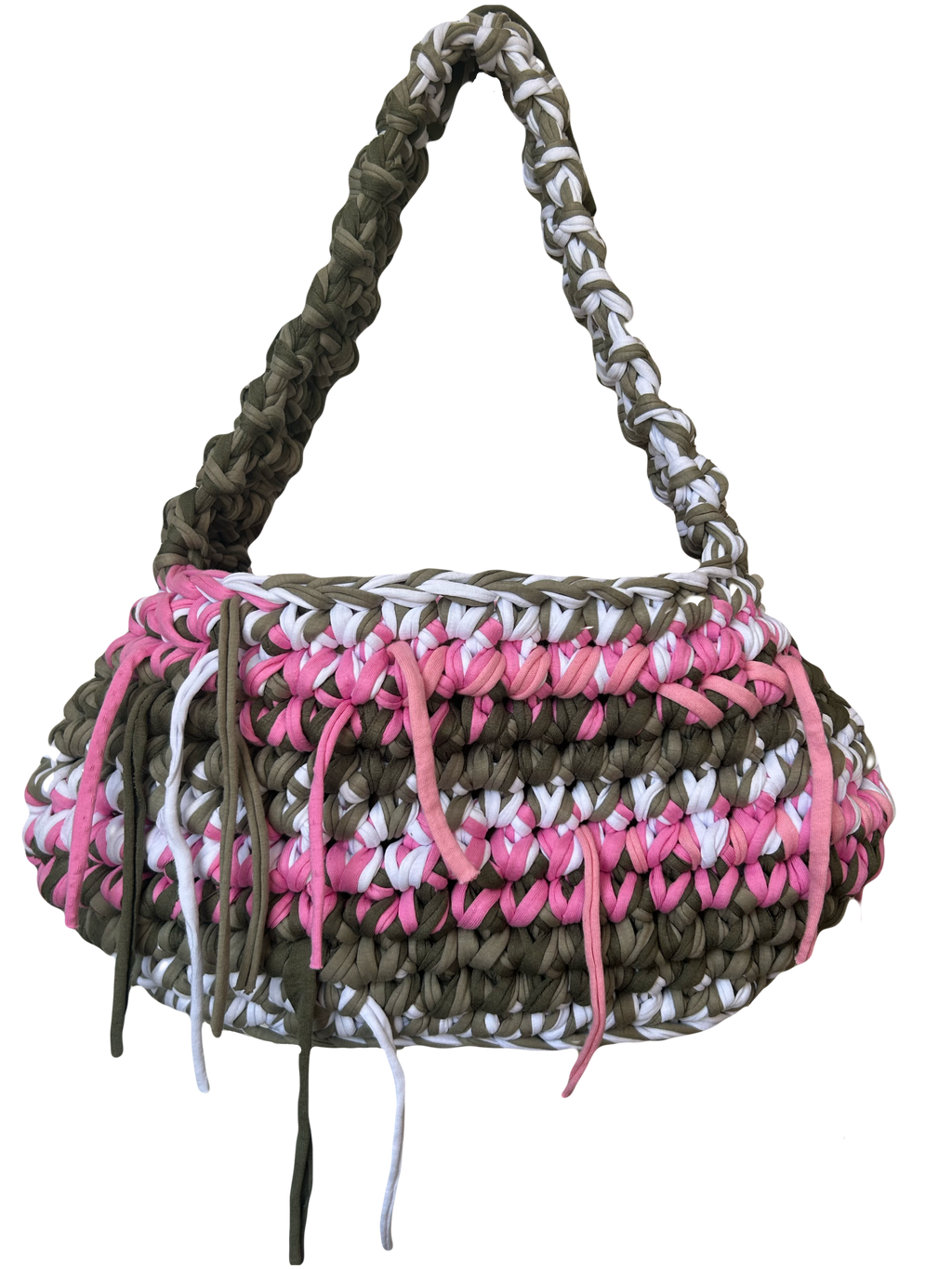 SHOULDER BAG - OLIVE & PEONY