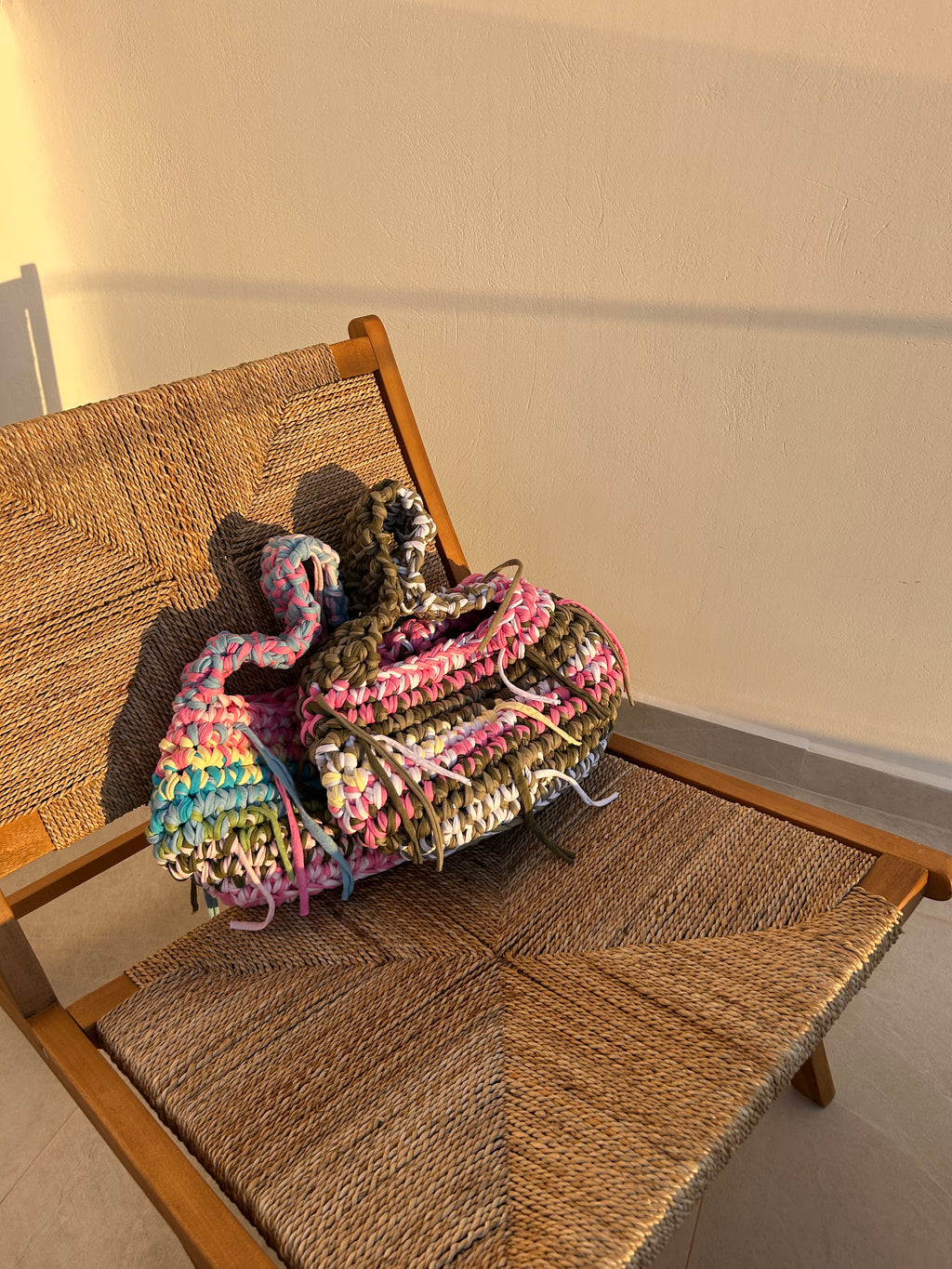 SHOULDER BAG - OLIVE, PEONY & BUTTER